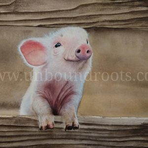 TIckled Pink - Piglet Watercolor